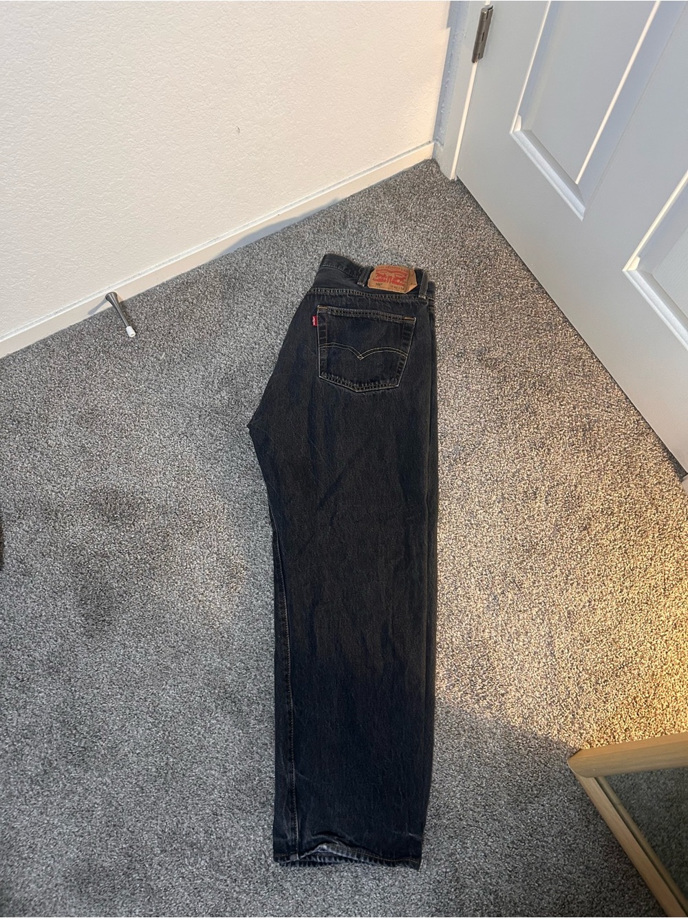Levi's Men's Black Straight-Leg Jeans